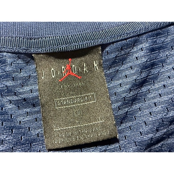 Paris Saint Germain x Air Jordan PSG Mesh Jersey Men's XL Navy Blue - Picture 3 of 13